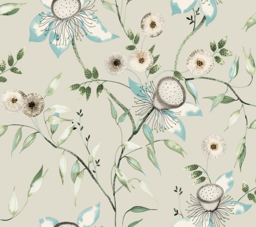 Tapeta roślinne pnącza York Wallcoverings BL1794 Dream Blossom Blooms II