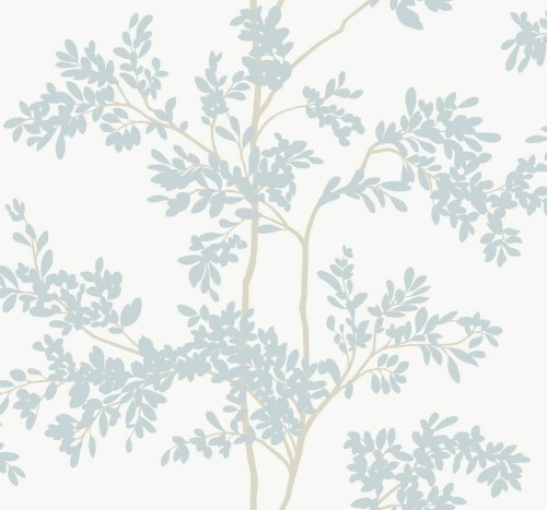 Tapeta drzewa York Wallcoverings BL1802 Lunaria Silhouette Blooms II