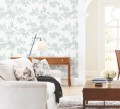Tapeta drzewa York Wallcoverings BL1802 Lunaria Silhouette Blooms II