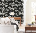 Tapeta drzewa York Wallcoverings BL1804 Lunaria Silhouette Blooms II