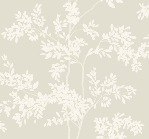 Tapeta drzewa York Wallcoverings BL1805 Lunaria Silhouette Blooms II