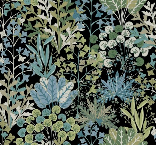 Tapeta roślinna York Wallcoverings BL1811 Forest Floor Blooms II