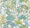 Tapeta roślinna York Wallcoverings BL1814 Forest Floor Blooms II