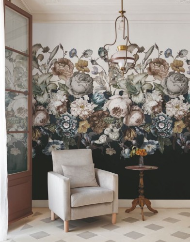 Mural florystyczny York Wallcoverings BL1822M Rachel Rose Blooms II