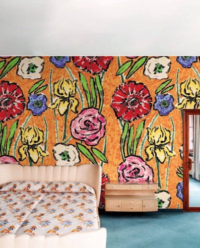 Fototapeta kwiaty retro London Art MRN03 1 LIBERDADE Marni