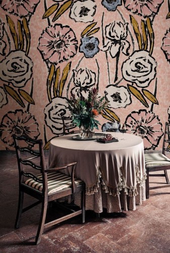 Fototapeta kwiaty retro London Art MRN03 3 LIBERDADE Marni