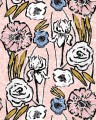 Fototapeta kwiaty retro London Art MRN03 3 LIBERDADE Marni