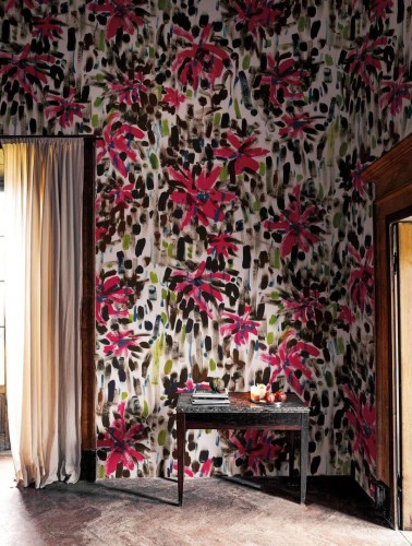 Fototapeta abstrakcyjna roślinność London Art MRN09 1 WILD FLOWER BUNCH Marni