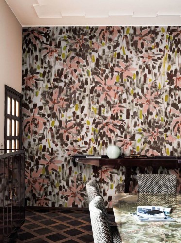 Fototapeta abstrakcyjna roślinność London Art MRN09 3 WILD FLOWER BUNCH Marni