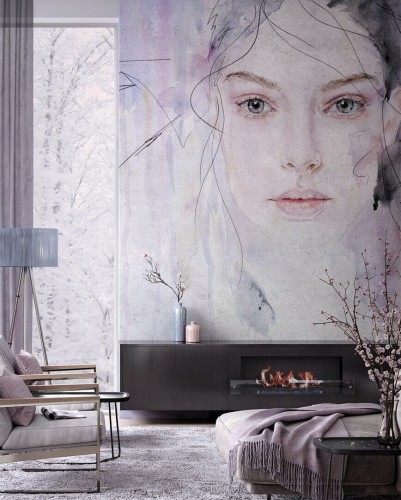 Fototapeta kobieca twarz Wonderwall Elegia 35091505