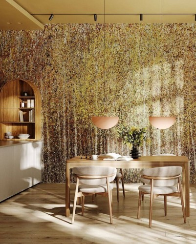 Fototapeta brzozowy las Wonderwall Euporie 35054406