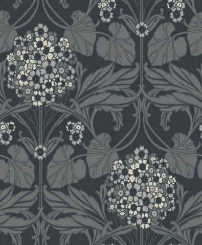 Tapeta stylizowane kwiaty i liście Seabrook ET12120 Legacy Prints