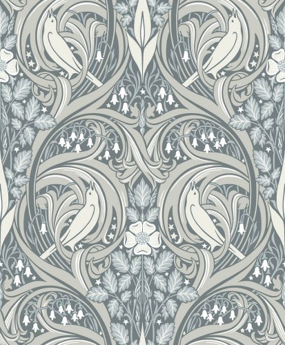 Tapeta roślinny ornament ptaki Seabrook ET12210 Legacy Prints