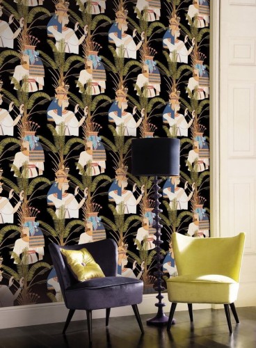 Mural egipskie królowe Mind the Gap EGYPTIAN QUEENS WP20266 Premium Designer Wallpaper Collection