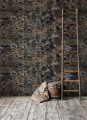 Mural patchwork moro Mind the Gap CAMO Brown WP20202 Premium Designer Wallpaper Collection