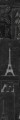 Mural szkic Wieży Eiffla Mind the Gap GRAND EIFFEL Anthracite WP20218 Premium Designer Wallpaper Collection