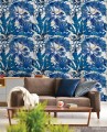 Mural jak płytki koralowce Mind the Gap ALGAE IN BLUE WP20179 Premium Designer Wallpaper Collection
