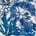 Mural jak płytki koralowce Mind the Gap ALGAE IN BLUE WP20179 Premium Designer Wallpaper Collection