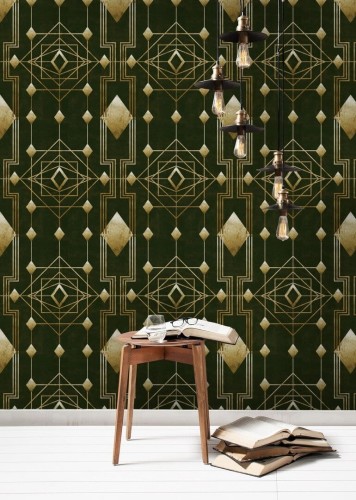 Mural art-deco Mind the Gap GATSBY WP20225 Premium Designer Wallpaper Collection