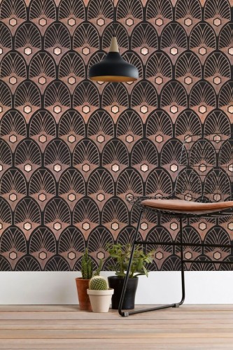 Mural łuki art-deco Mind the Gap OBSESSION WP20229 Premium Designer Wallpaper Collection