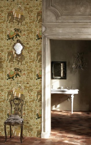 Mural indyjskie scenki rodzajowe Mind the Gap HINDUSTAN WP20255 Premium Designer Wallpaper Collection