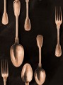 Mural sztućce Mind the Gap CUTLERY Copper WP20247 Premium Designer Wallpaper Collection