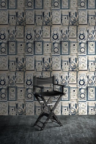 Mural w stylu retro Mind the Gap OBSCURE Light WP20238 Premium Designer Wallpaper Collection