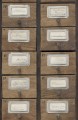 Mural szafki apteczne vintage Mind the Gap APOTHECARY Neutral WP20264 Premium Designer Wallpaper Collection