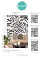 Mural paski zebry Caselio WILD 104960903 M Zebra Stay Wild