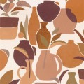 Tapeta ceramiczne wazony, dzbanki i doniczki Casamance 76210610 Vallauris Terra Rossa