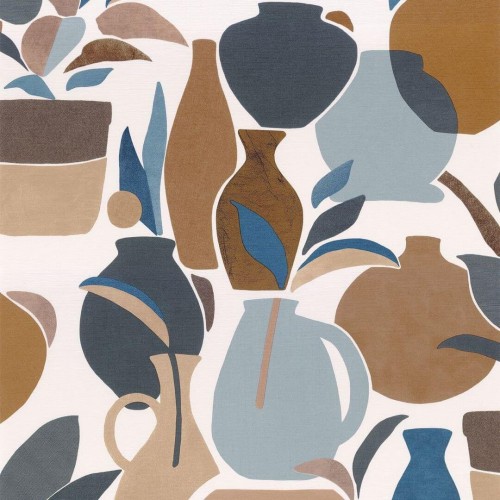 Tapeta ceramiczne wazony, dzbanki i doniczki Casamance 76210814 Vallauris Terra Rossa