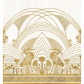 Mural w stylu Art Deco z czaplami Casamance 76193160 Elephantine Bord Du Nil