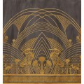 Mural w stylu Art Deco z czaplami Casamance 76193262 Elephantine Bord Du Nil
