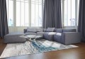 Dywan nowoczesny Bronx Azurite 8421 Louis De Poortere