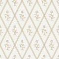 Tapeta kratownica i kwiatki Boras Tapeter Signe 5505 Swedish Grace