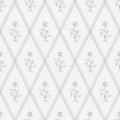 Tapeta kratownica i kwiatki Boras Tapeter Signe 5507 Swedish Grace