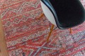 Dywan kilimowy czerwony Fez Red 9115 Louis De Poortere