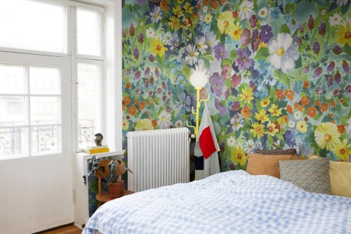 Fototapeta kwietna łąka Rebel Walls R18658 Summer Field Happy Cottage Core