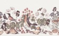 Fototapeta botaniczna Rebel Walls R18661 Flora and Fauna Dust Cottage Core