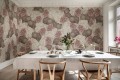 Fototapeta kwiaty hortensji Rebel Walls R18675 Hydrangea Sand Cottage Core