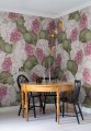 Fototapeta kwiaty hortensji Rebel Walls R18676 Hydrangea Pink Cottage Core
