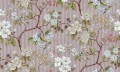 Fototapeta rośliny i paski Rebel Walls R18681 Rose Stripe Pink Cottage Core