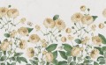 Fototapeta kwietny ogród Rebel Walls R18692 Sweet Buttercups Sand Cottage Core