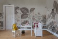 Fototapeta roślinna truskawki i poziomki Rebel Walls R18695 Wild Strawberries Vintage Cottage Core