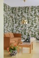 Fototapeta pnącza róż Rebel Walls R18704 Rose Hip Green Cottage Core