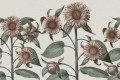 Fototapeta słoneczniki Rebel Walls R18710 Sunflower Peach Cottage Core