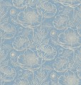Fototapeta kwiaty maku Rebel Walls R18724 Golden Poppy Baby Blue Cottage Core