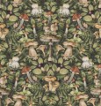 Fototapeta leśna, grzyby Rebel Walls R18726 Mushroom Forest Midnight Cottage Core