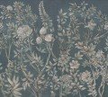 Fototapeta roślinna Rebel Walls R18728 Silk Floral Petrol Cottage Core
