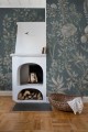 Fototapeta roślinna Rebel Walls R18728 Silk Floral Petrol Cottage Core